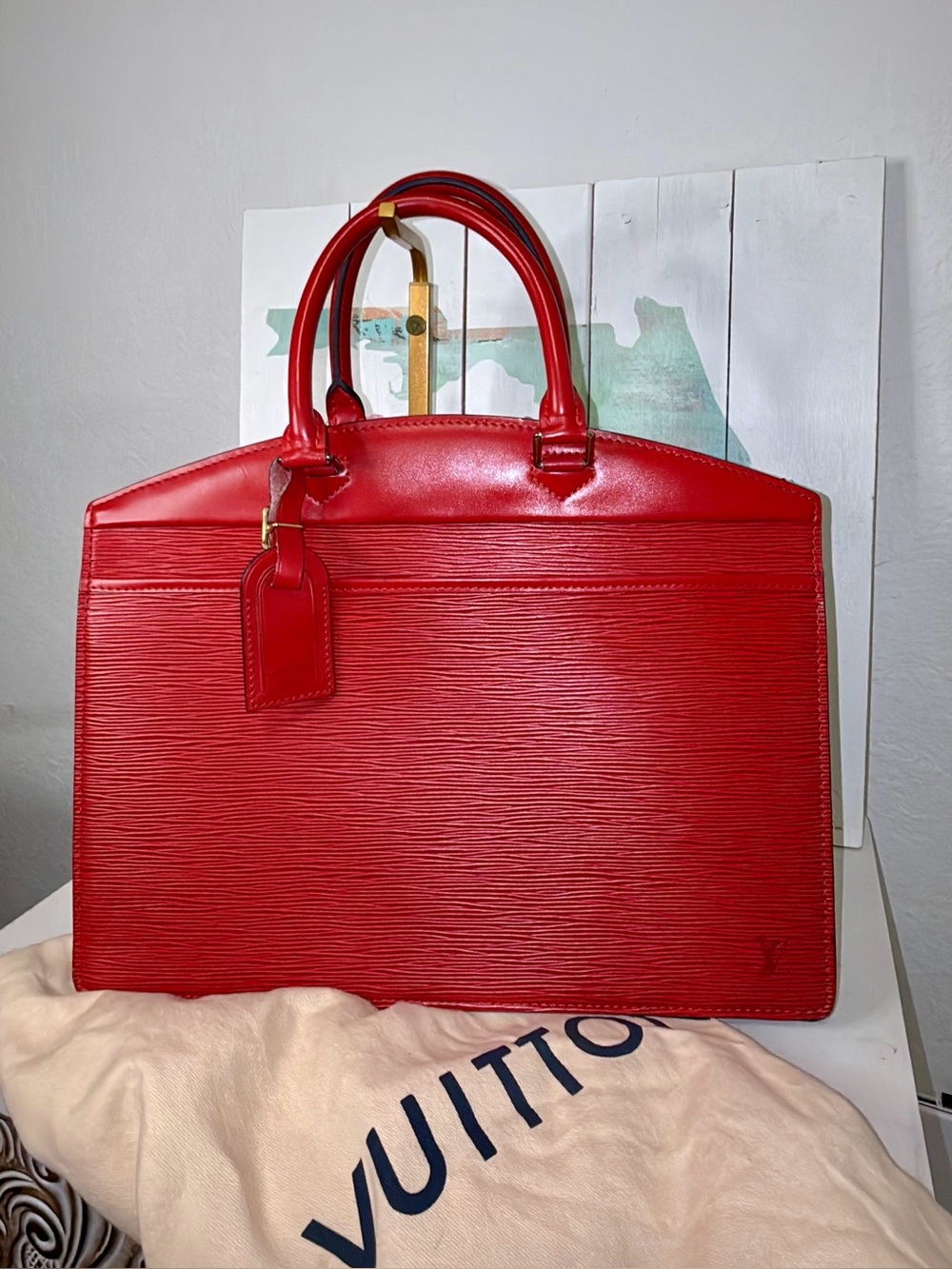 Louis Vuitton Louis Vuitton Riviera Bag, Epi Leather Handbag collectors edition